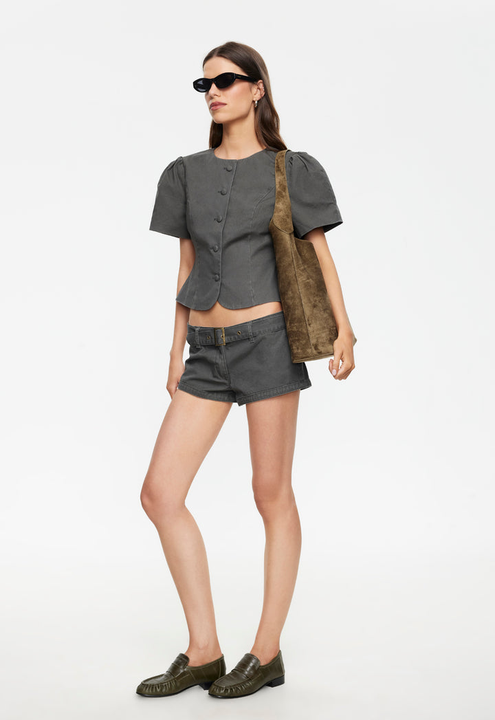 AFTERGLOW MINI SHORT - MOSS