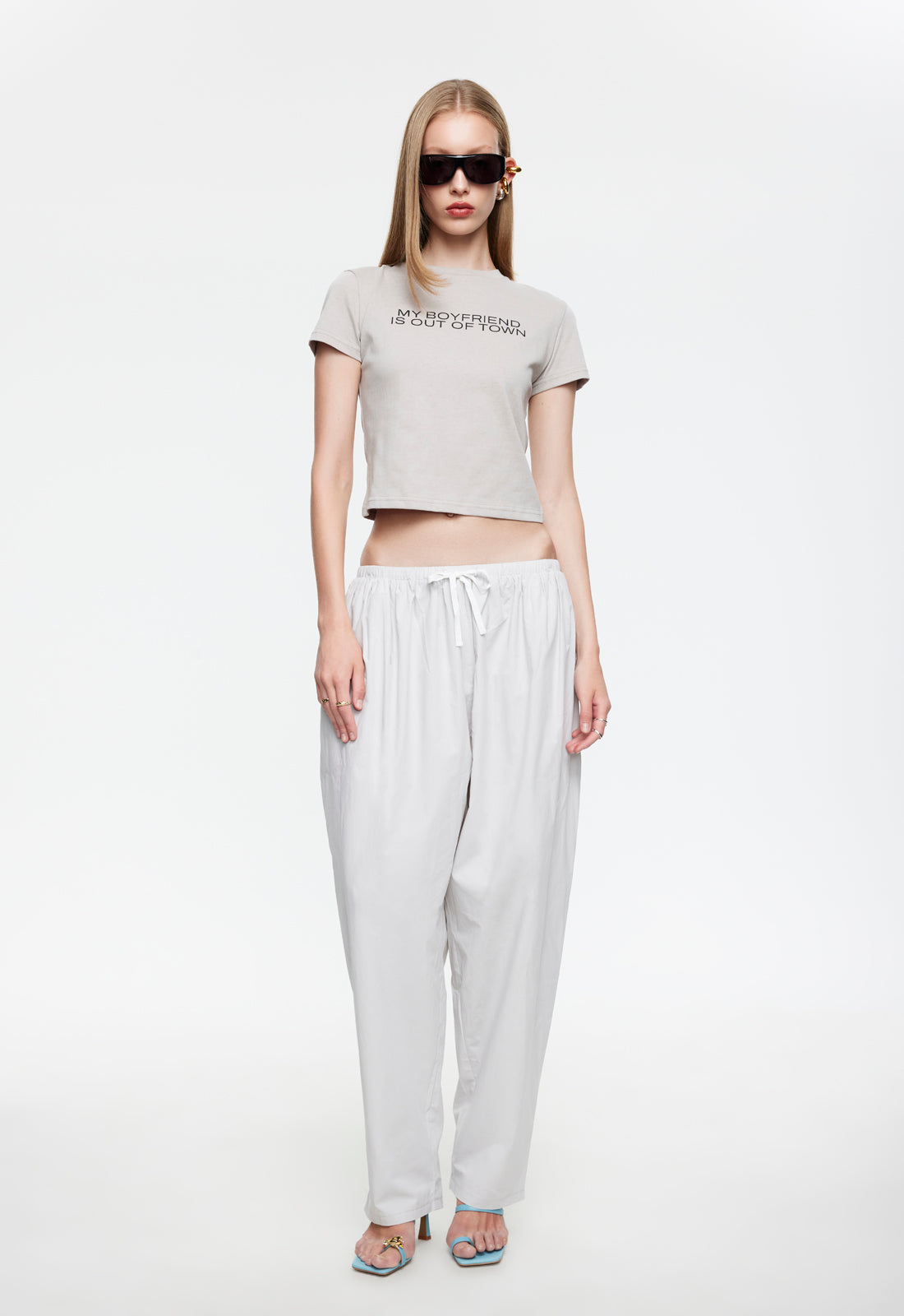 AURA PANT - GREY MARLE