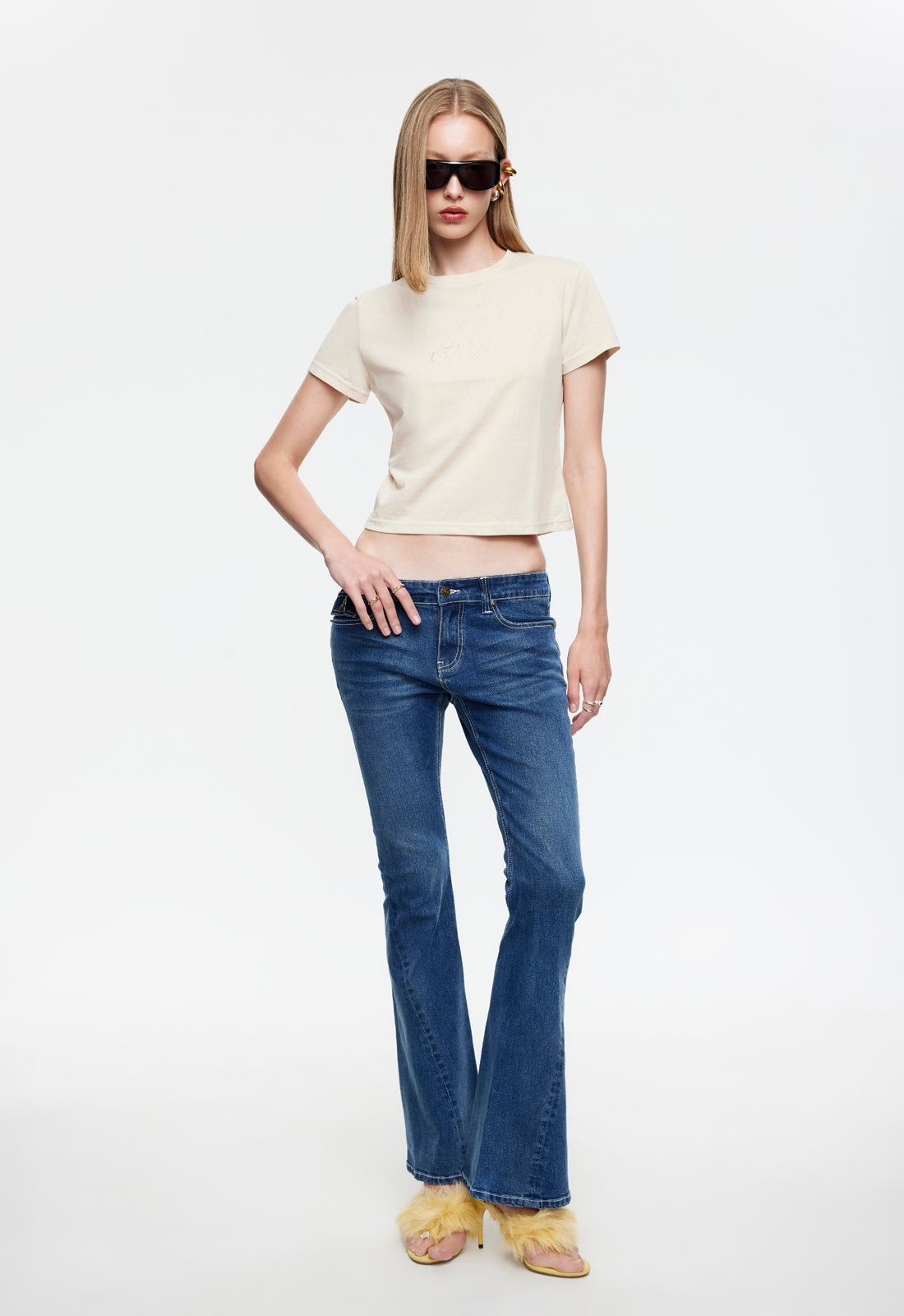 MARY-KATE JEAN - MID BLUE