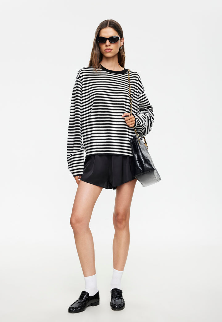 TONI SATIN SHORT - NOIR