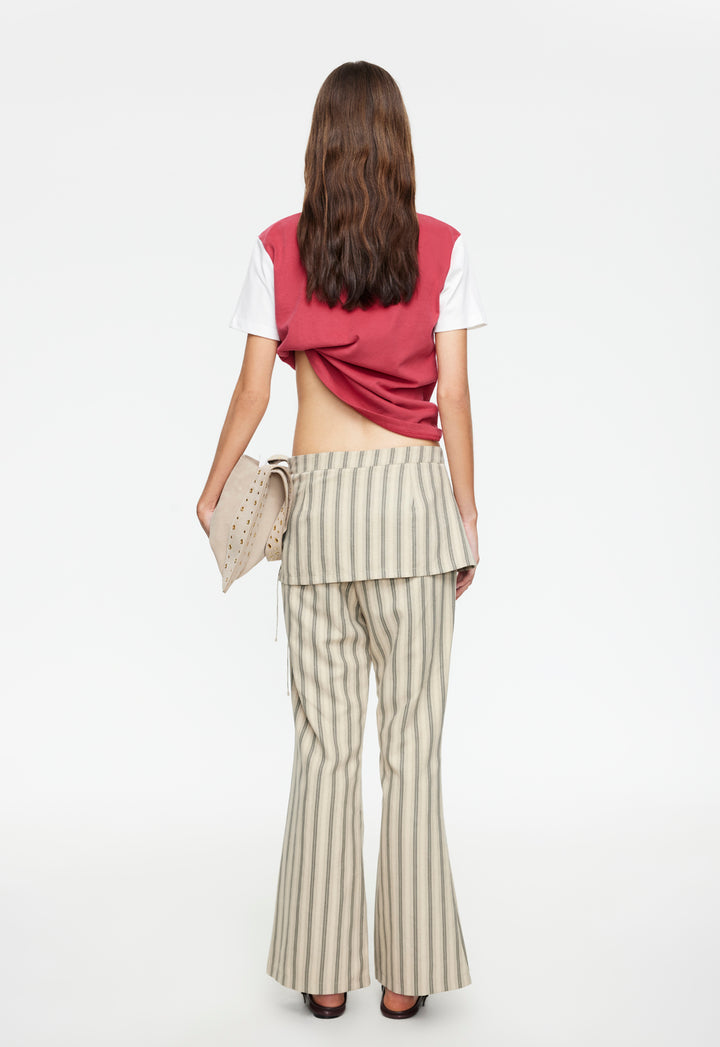 ALPINE PANT - BEIGE STRIPE