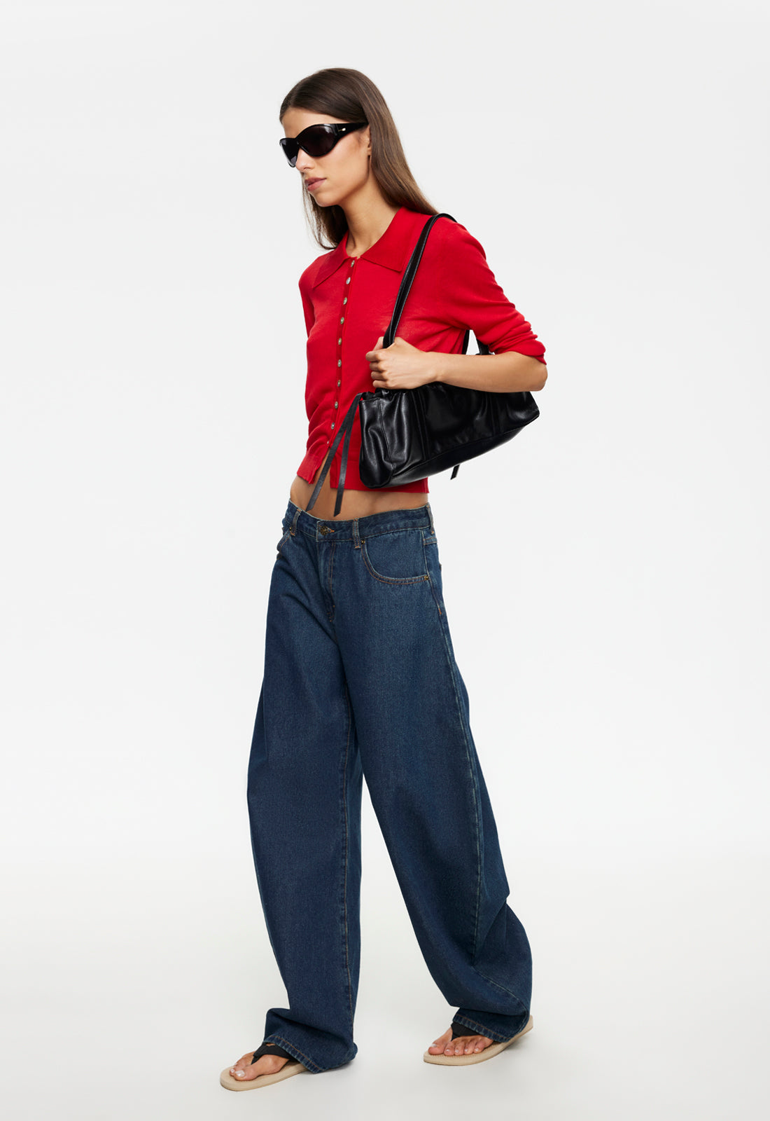 HORSESHOE JEAN - DARK DENIM