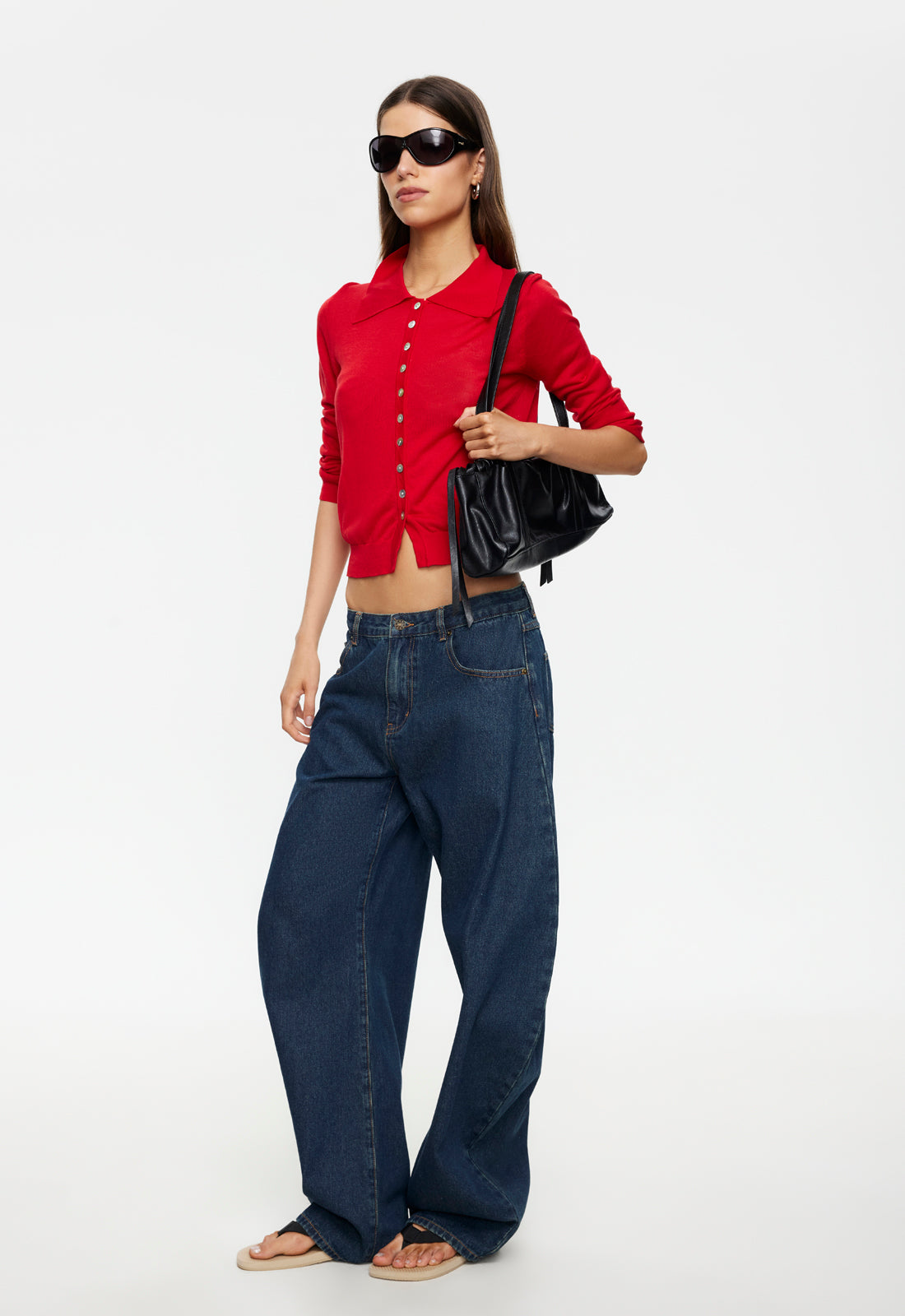 HORSESHOE JEAN - DARK DENIM