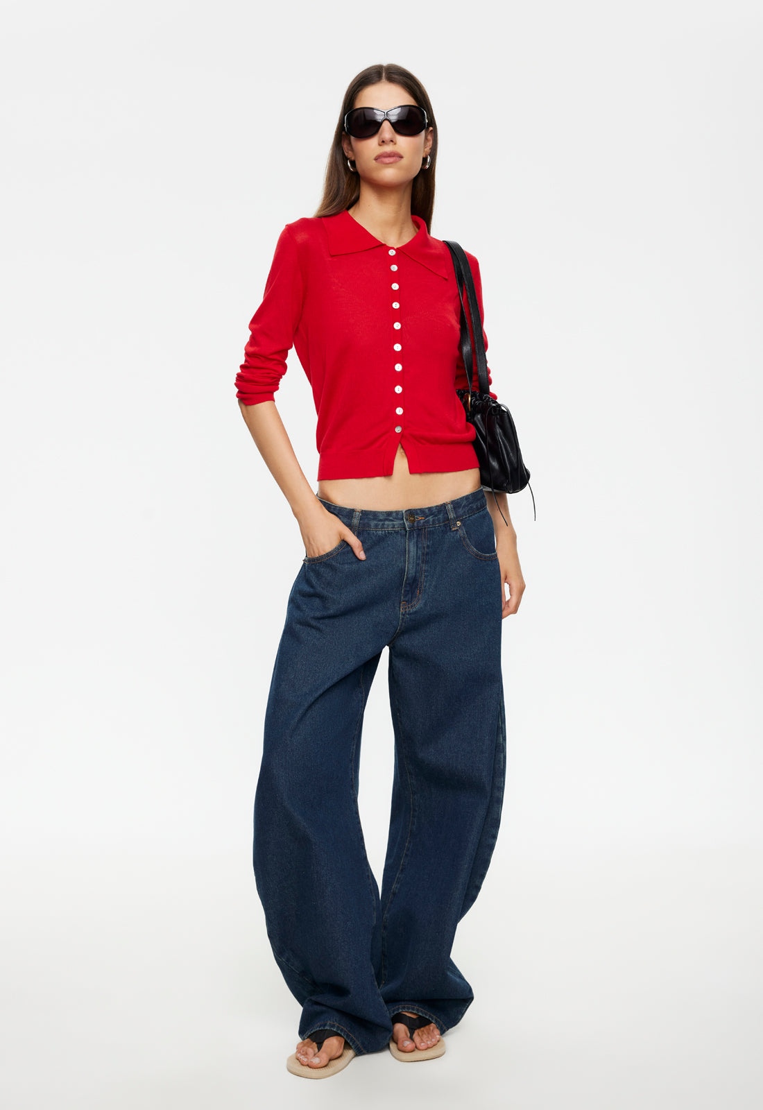 HORSESHOE JEAN - DARK DENIM