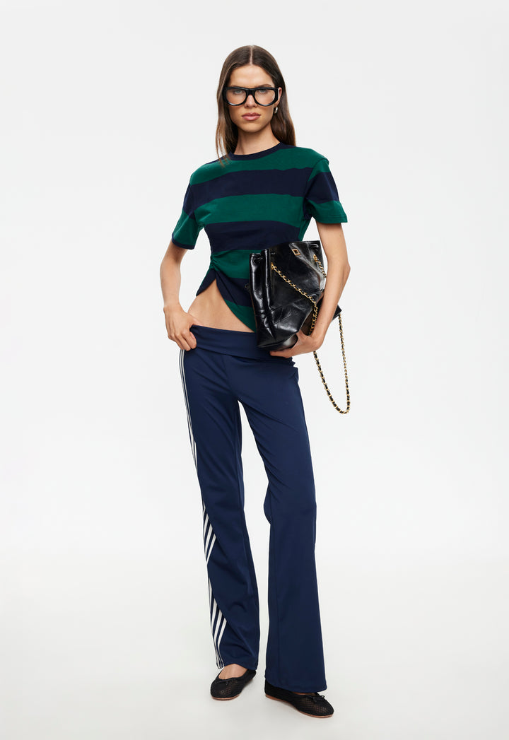 IN TRANSIT TEE - FOREST STRIPE