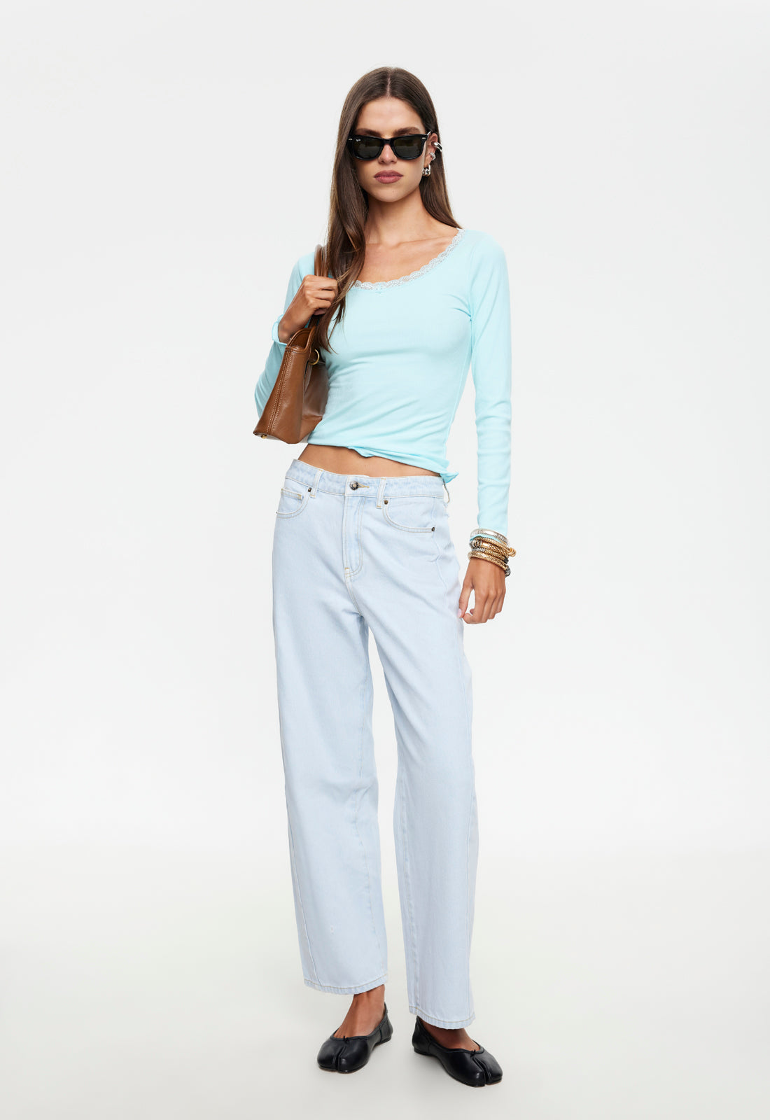 LITTLE J LONG SLEEVE - SKY BLUE