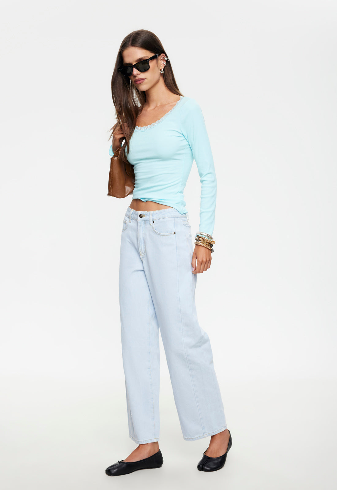 LITTLE J LONG SLEEVE - SKY BLUE