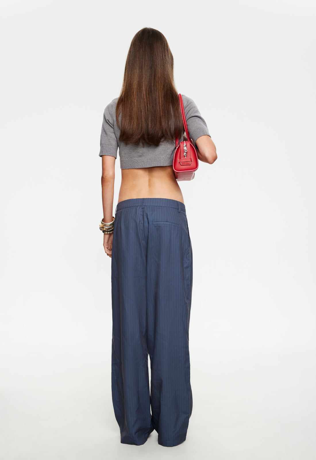 HILLS PANT - SLATE PINSTRIPE