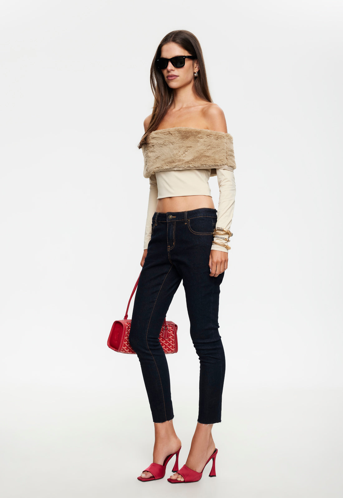 WALDORF OFF SHOULDER - BEIGE