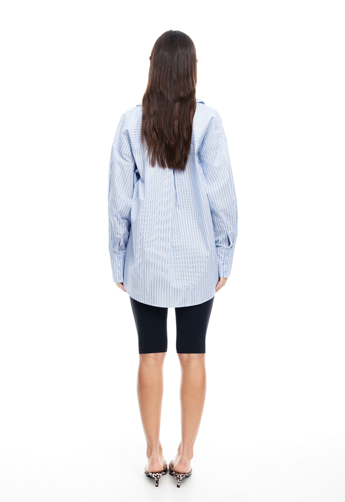 BOYFRIEND SHIRT - BLUE STRIPE