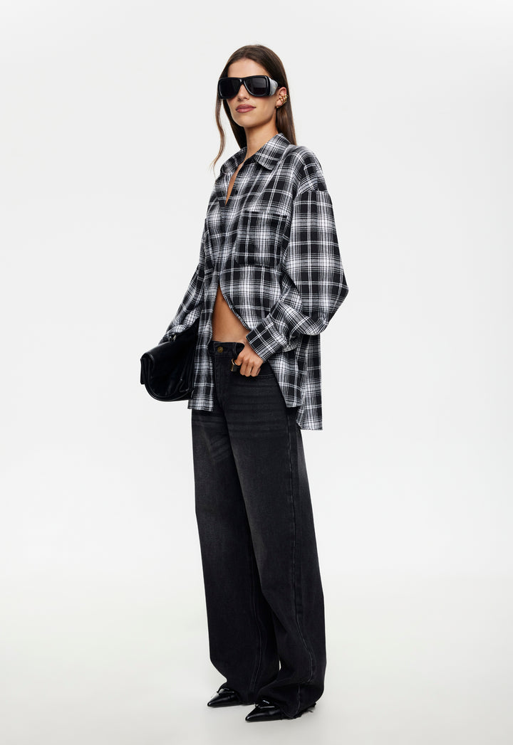CLARITY SHIRT - PITCH PLAID