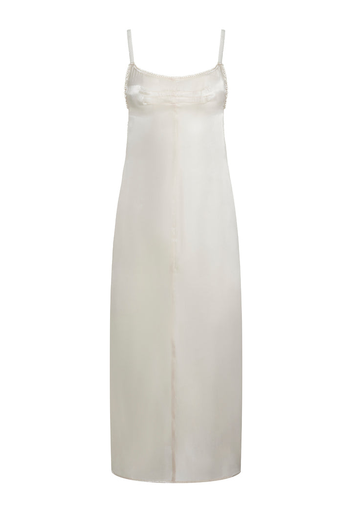 ELECTRA MIDI DRESS - LIGHT GOLD