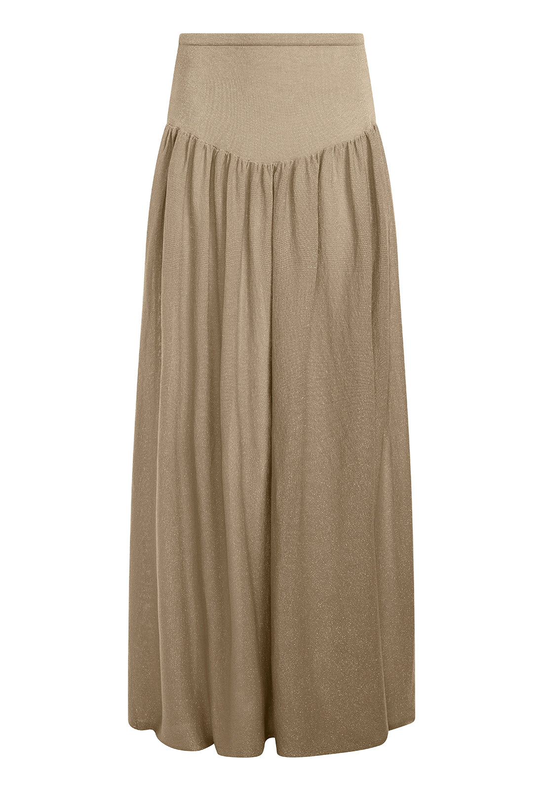 FIELD OF DREAMS MAXI SKIRT - OYSTER