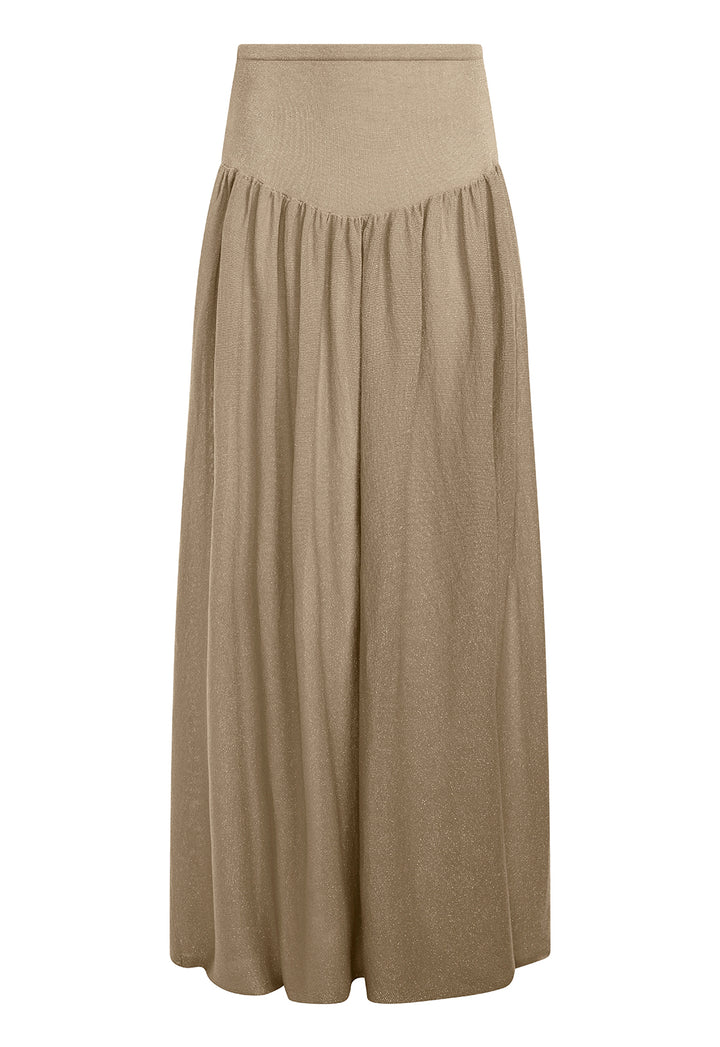 FIELD OF DREAMS MAXI SKIRT - OYSTER