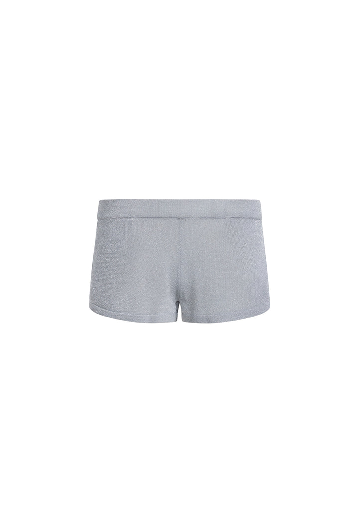 VITA KNIT SHORT - SILVER