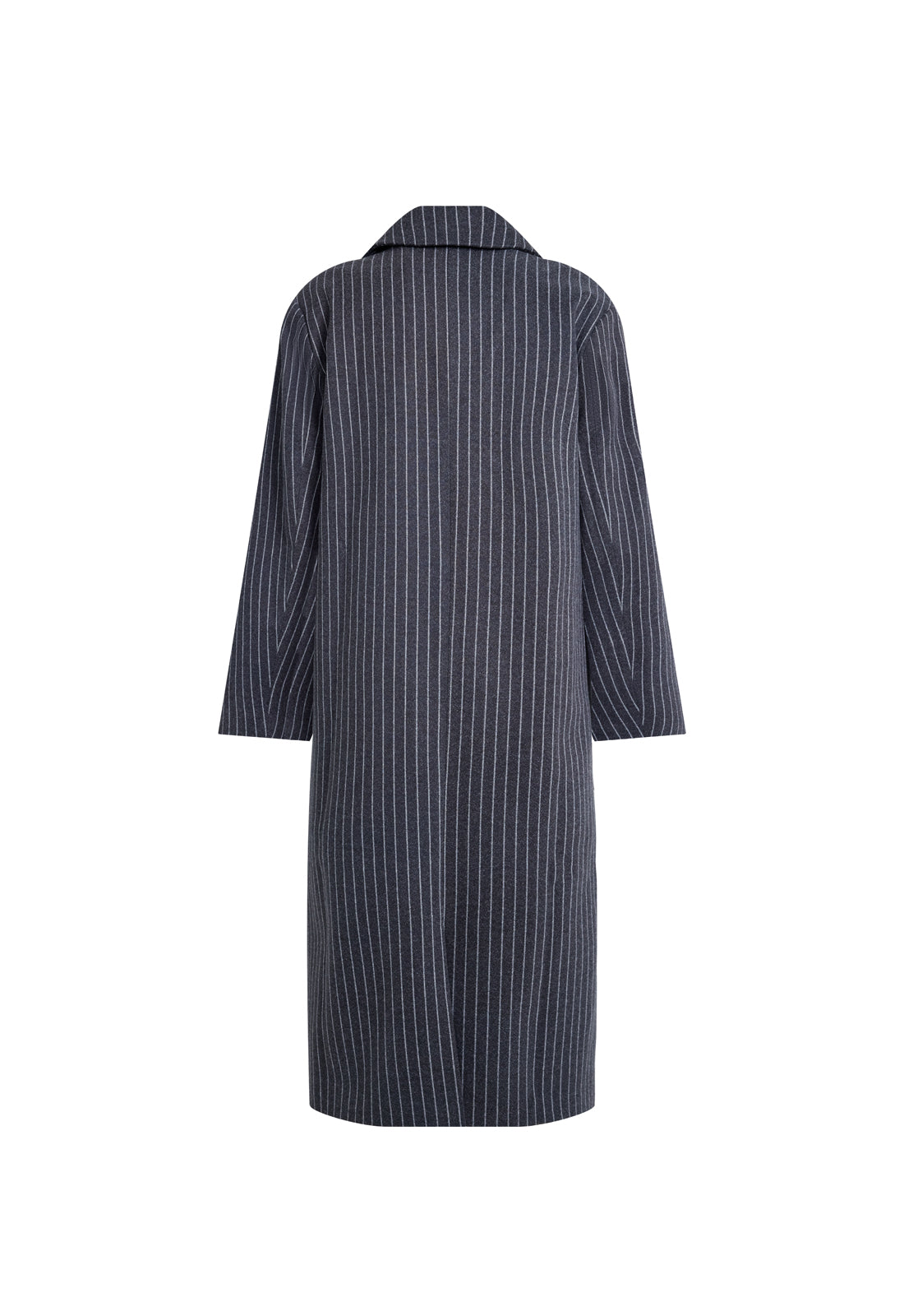 OLSEN COAT - ONYX PINSTRIPE