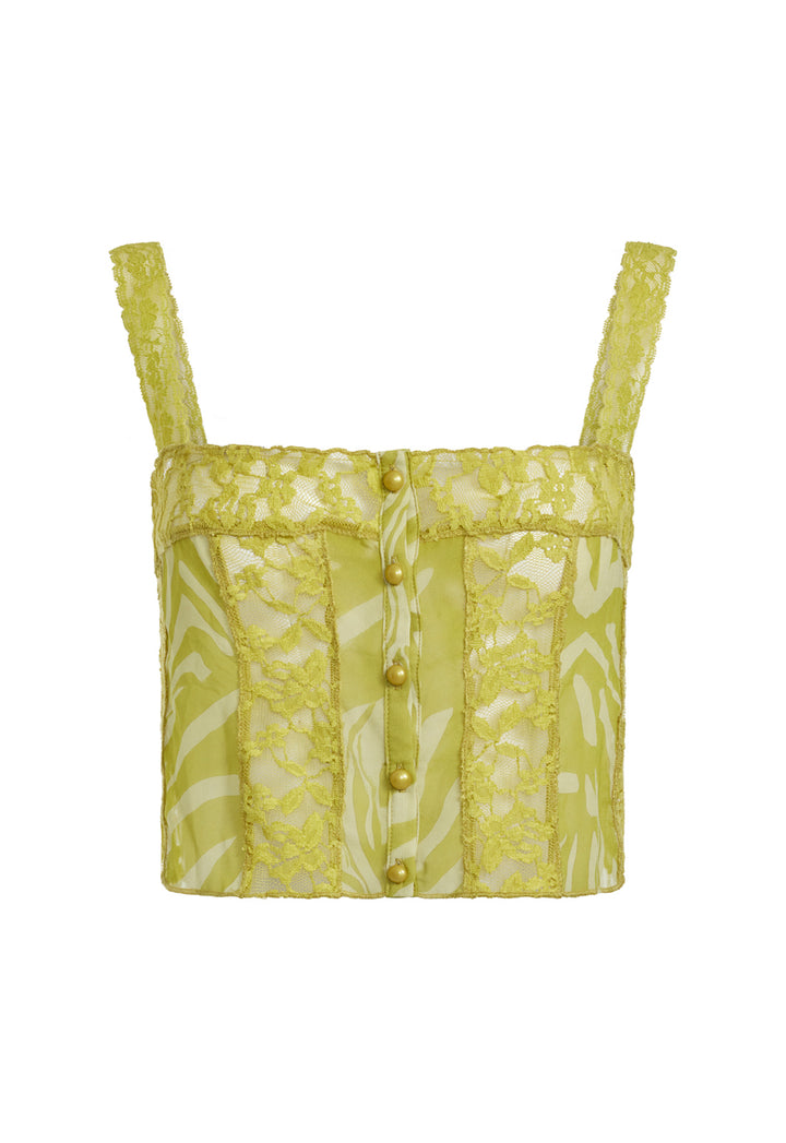 KAIA CAMI - CHARTREUSE