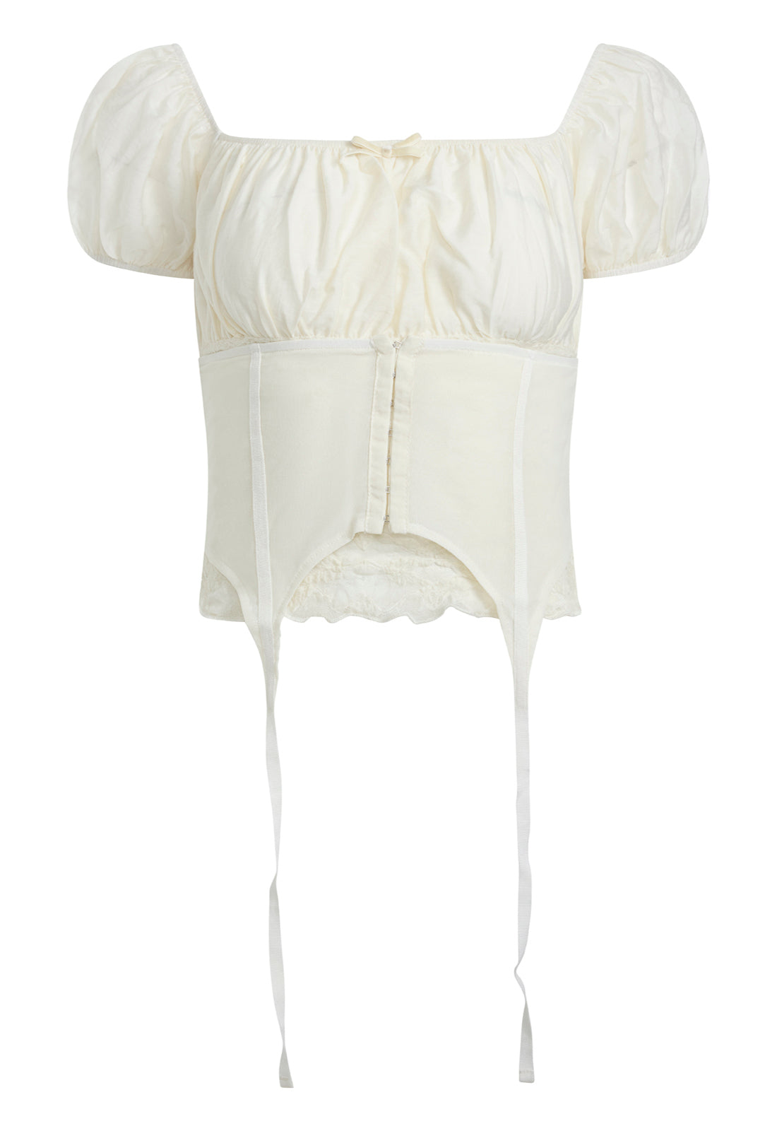 LOVE LETTERS CORSET - CREAM