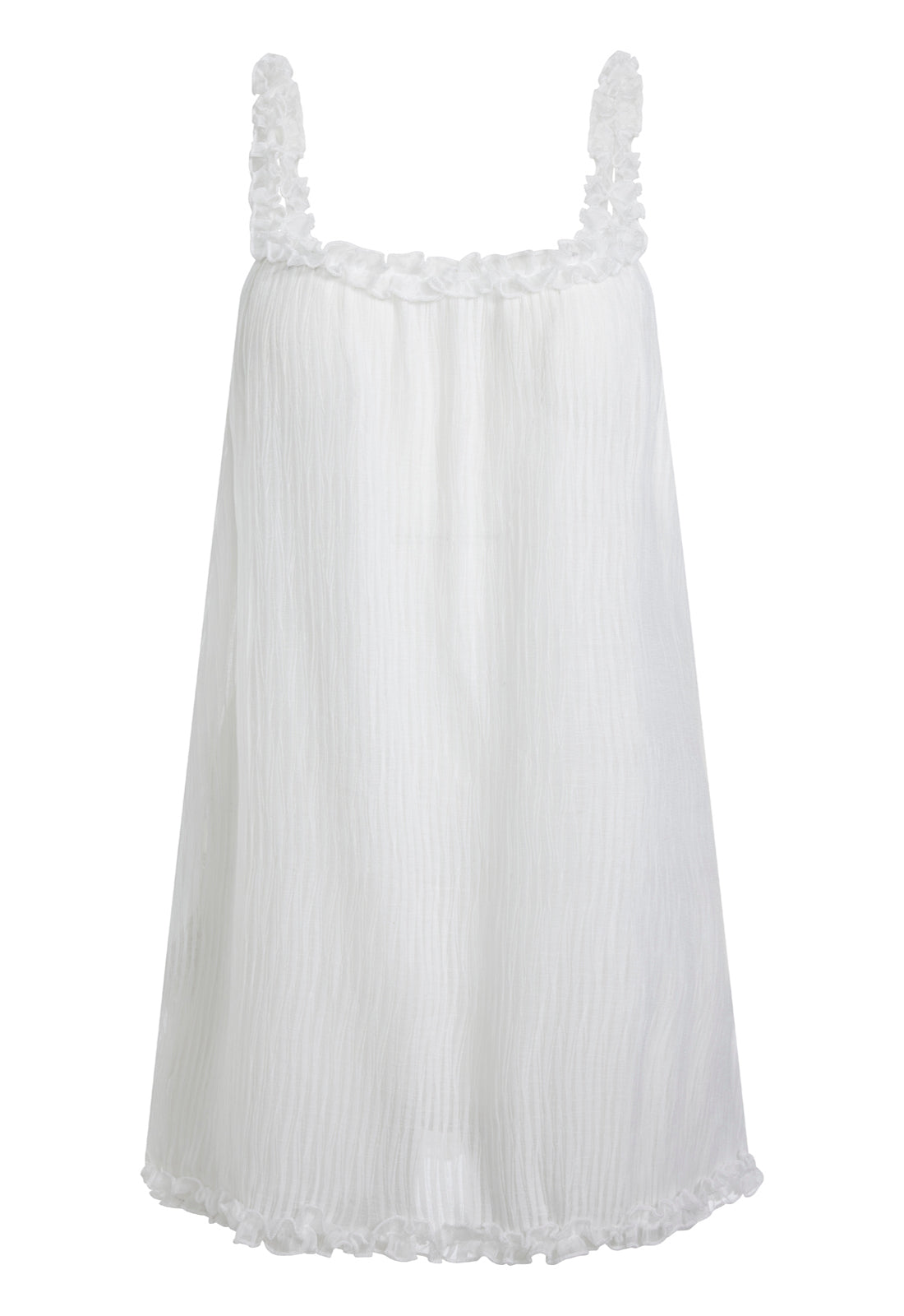 LOVE LETTERS MINI DRESS - VANILLA