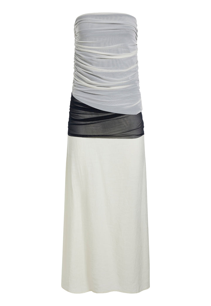 TABLOID MAXI DRESS - CREAM