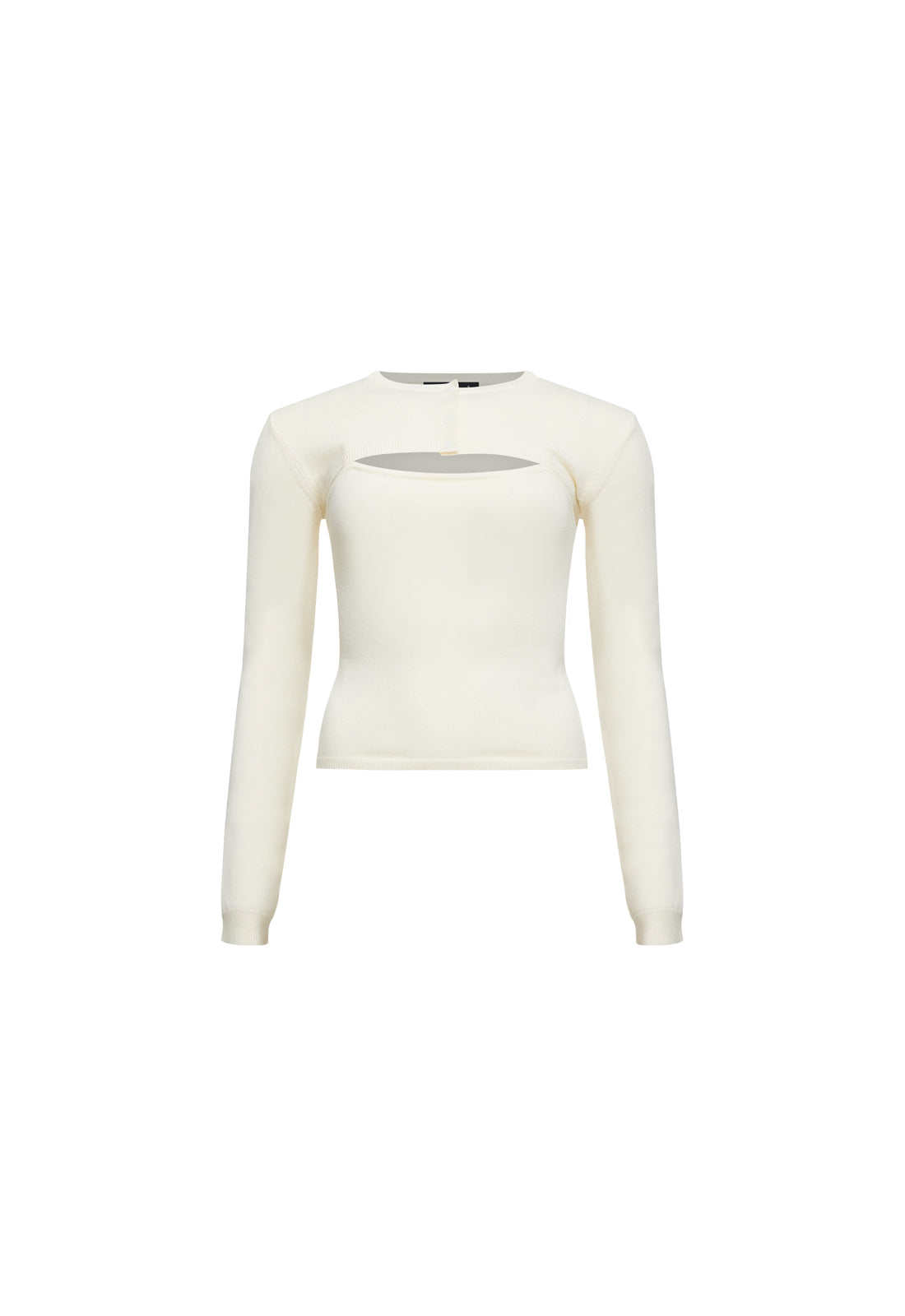 TROIS LONG SLEEVE - IVORY