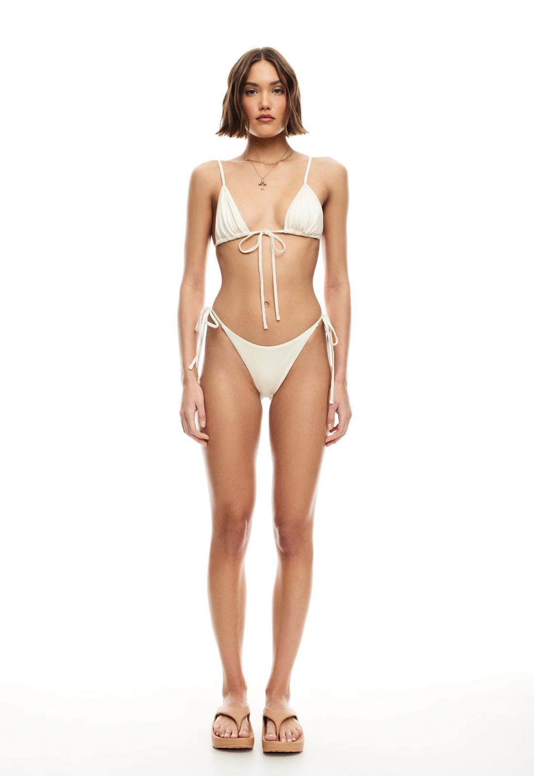 RIO TIE BOTTOM - CREAM