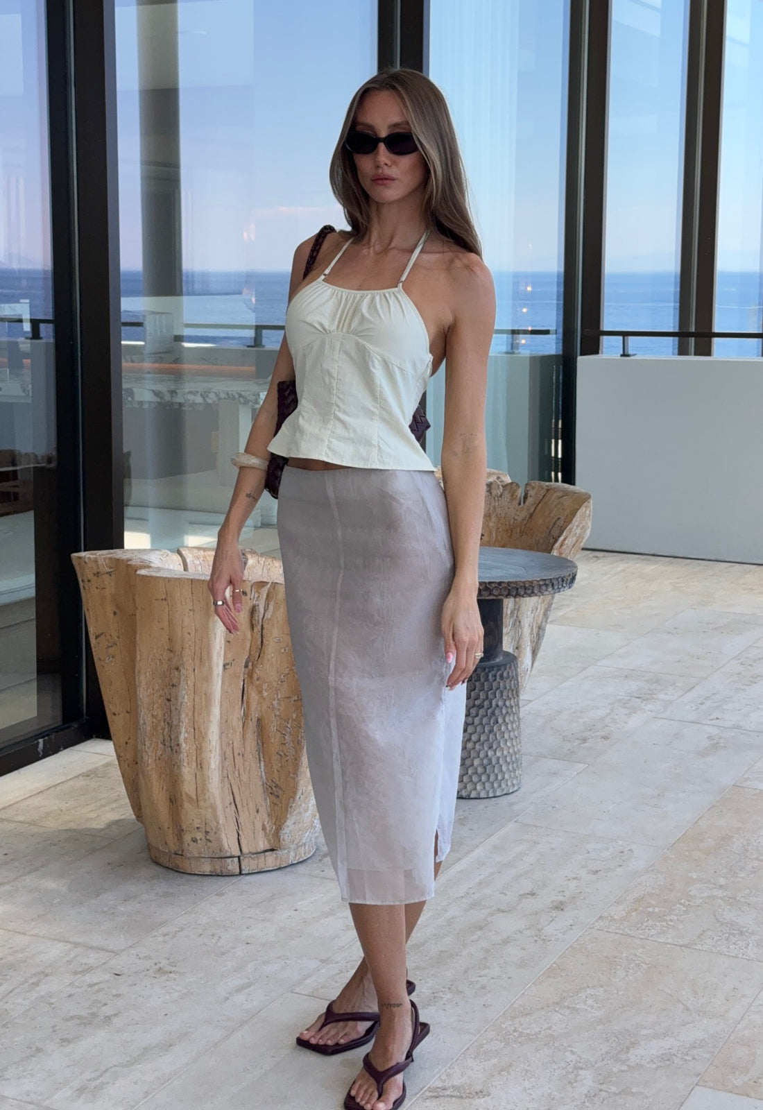 SWEET ESCAPE CAMI - OYSTER