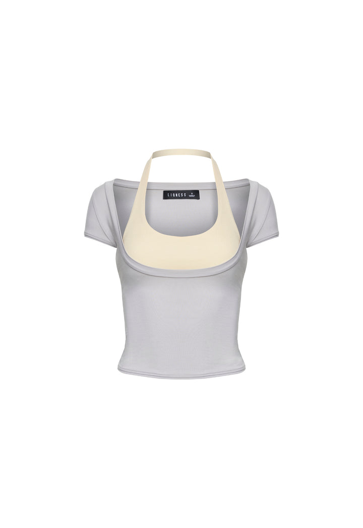 STRETCH TEE - GREY