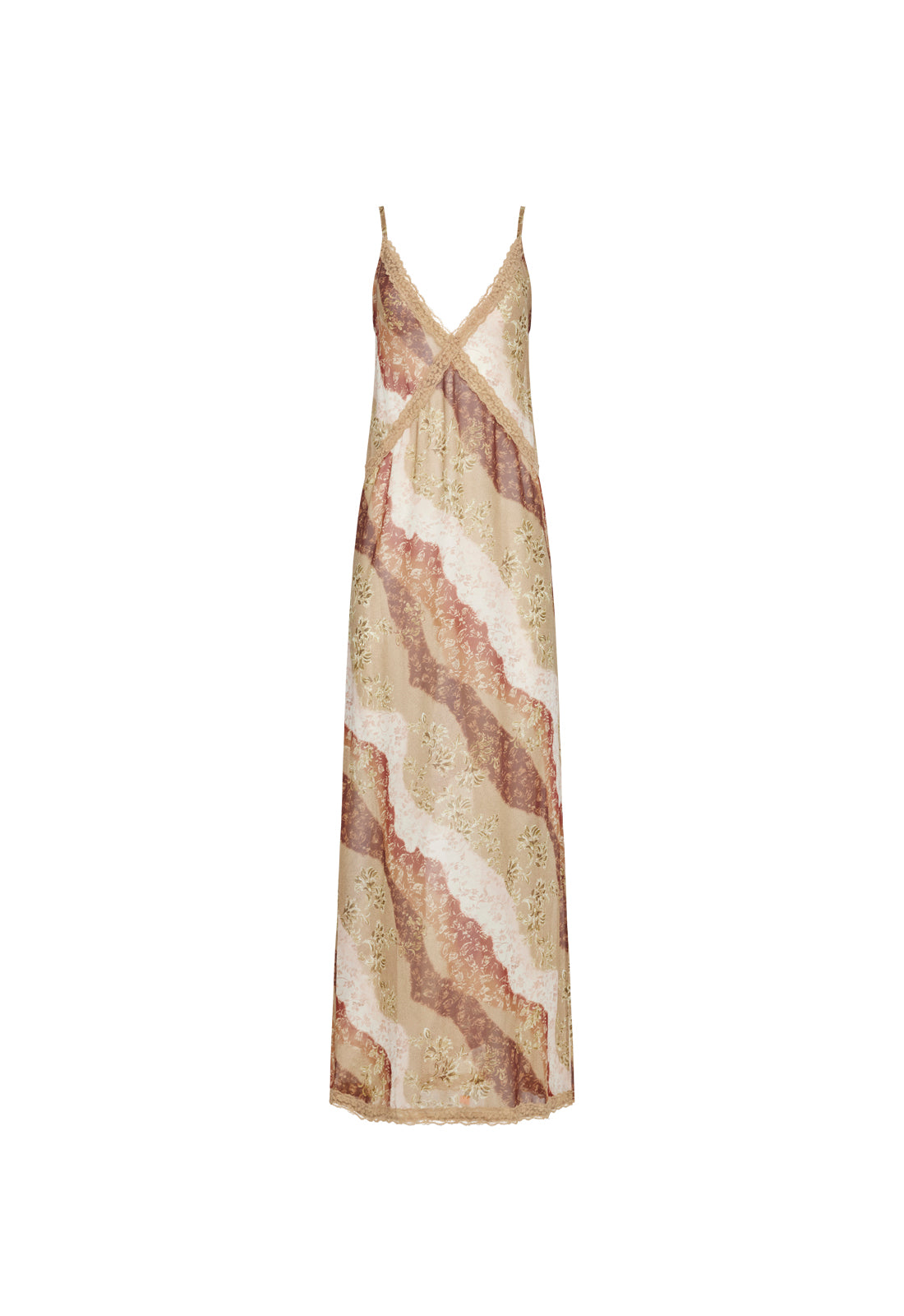 MELROSE MAXI DRESS - VINTAGE FLORAL