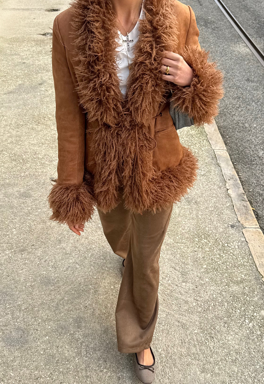 OUI OUI COAT - CAMEL