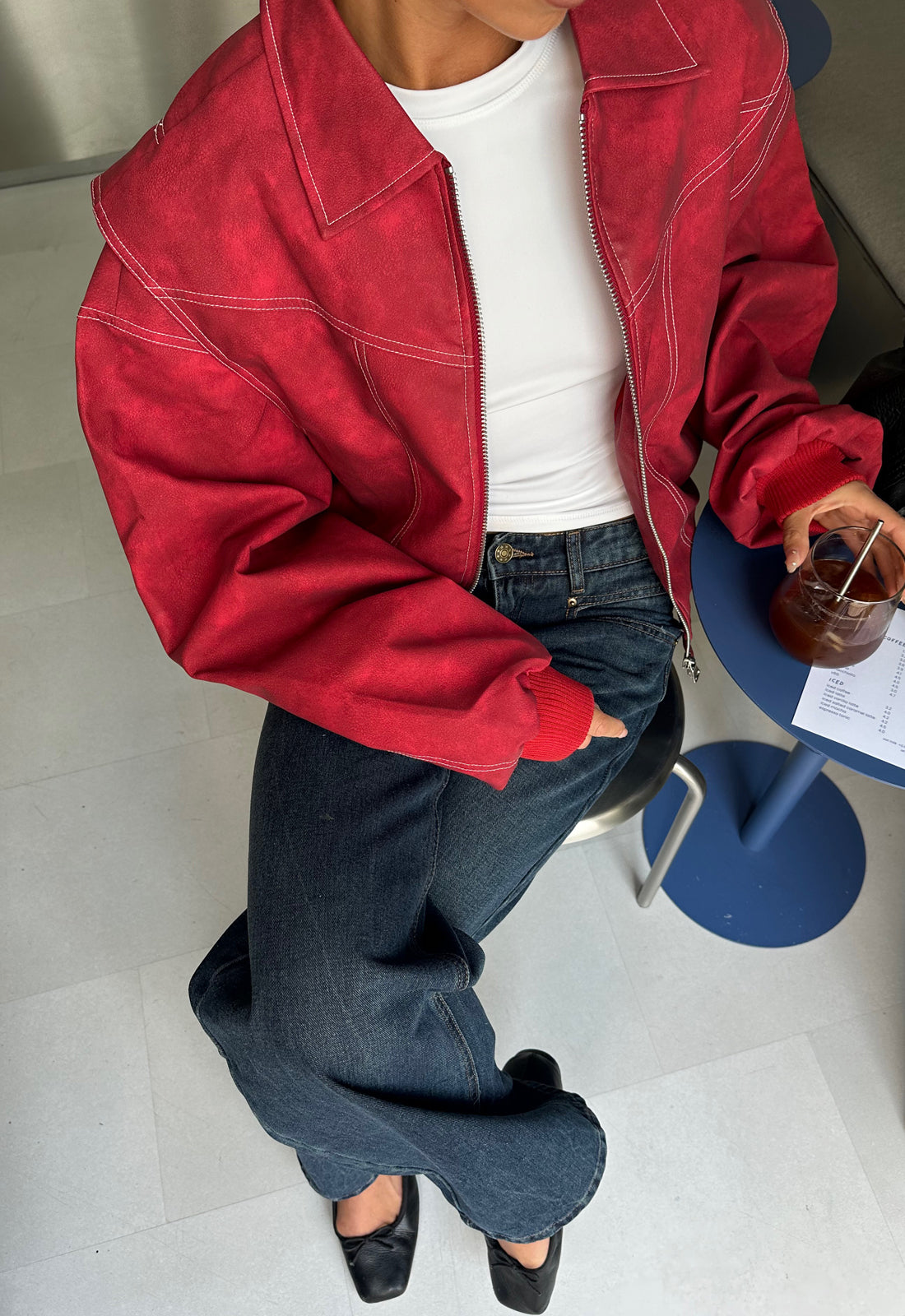 VISTA BOMBER - CRIMSON