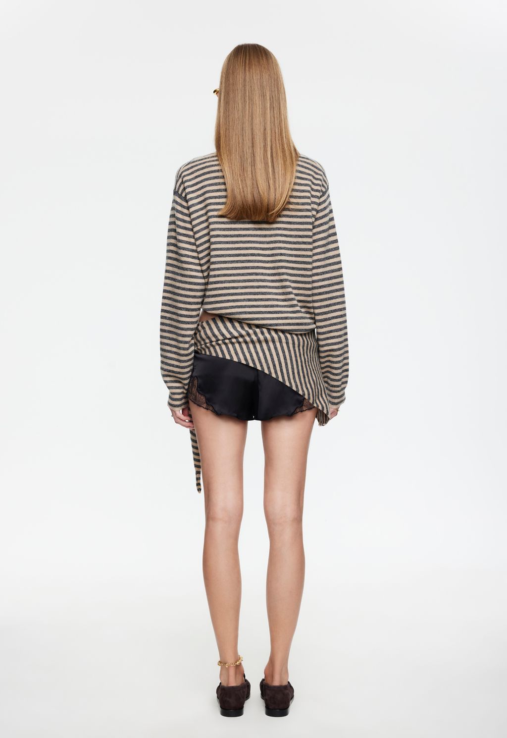 OLSEN KNIT - SLATE STRIPE