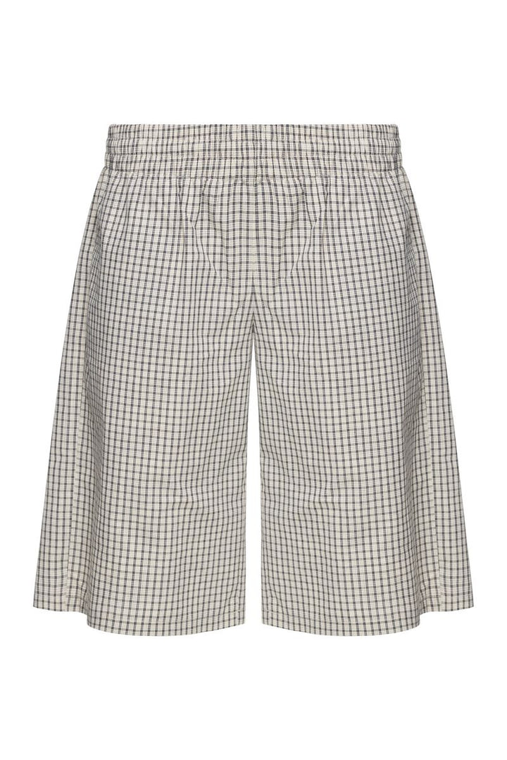 SEVIGNEY LONG SHORT - CREAM CHECK