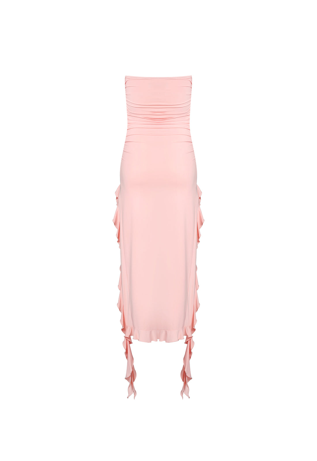 RENDEZVOUS STRAPLESS DRESS - BLUSH